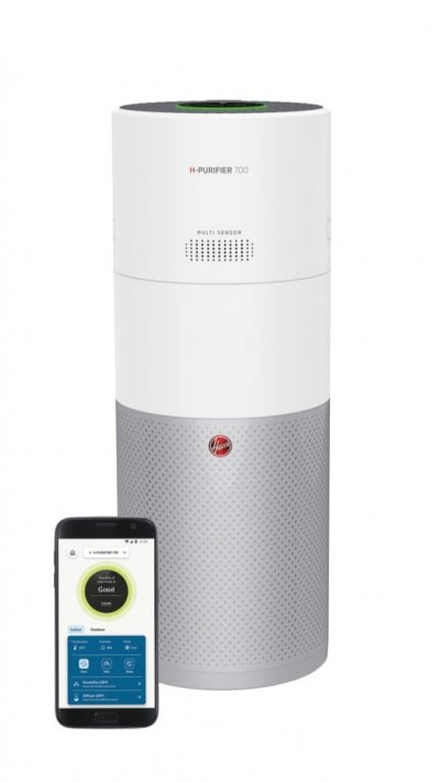HOOVER  H-PURIFIER 700 HHP70CAH011 - Humidificateur/purificateur d'air - pose au sol - blanc