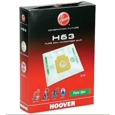 HOOVER  - H63 boite de 4 sacs pure Hepa (35600536, 09200245) Aspirateur