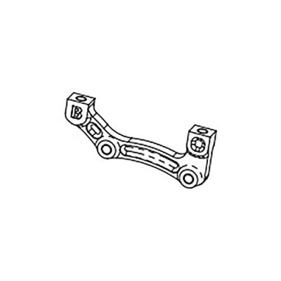 HOPE  Front/rear B Is Postmount Disc Adapter Noir 203 mm / 183 mm