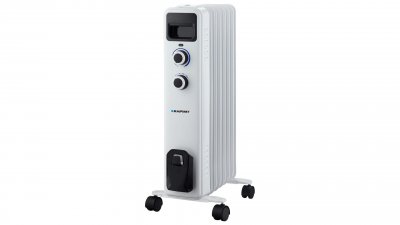 BLAUPUNKT HOR301 Radiateur &agrave; bain dhuile 14 m&sup2; 1500 W blanc, noir