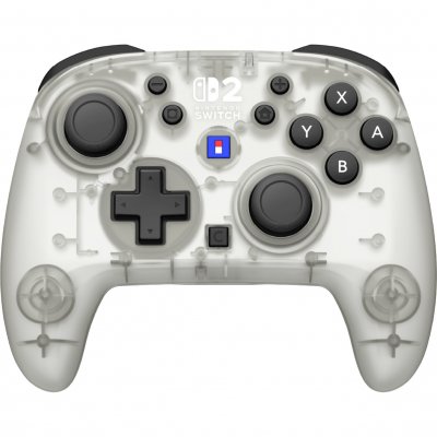 HORI  Manette PAD Turbo sans fil pour Nintendo Switch 2 Blanc glac&eacute;