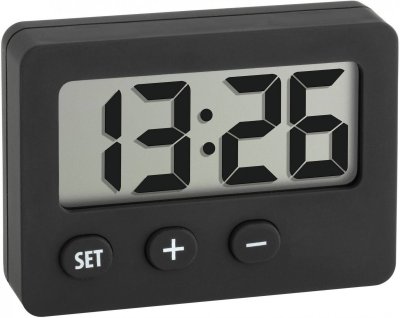 TFA Horloge de table &agrave; quartz  Dostmann 60-2013-01 noir