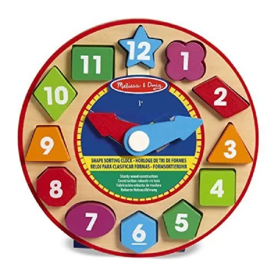MELISSA & DOUG Horloge de tri de formes Melissa & Doug