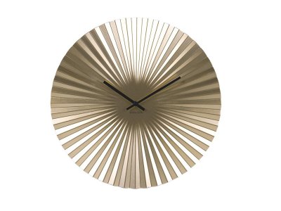 Horloge design en m&eacute;tal sensu dor&eacute;