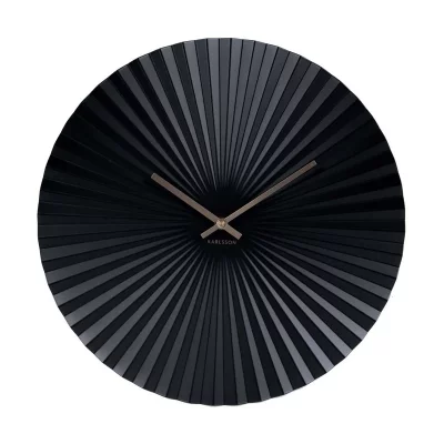 Horloge en m&eacute;tal Sensu &oslash; 40 cm Noir Karlsson Noir