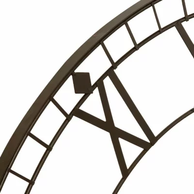 Horloge g&eacute;ante vintage - d 88 cm - Noir - Livraison gratuite - Noir