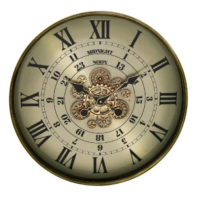 Horloge Michel D60cm vert - Atmosphera cr&eacute;ateur d'int&eacute;rieur