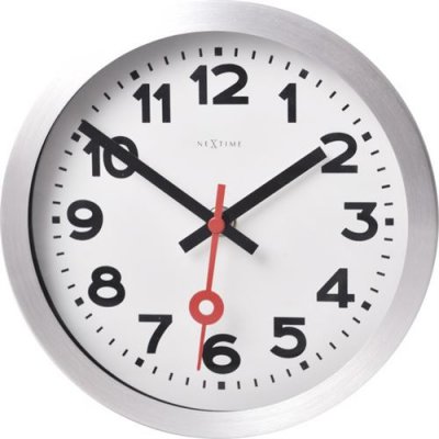 Horloge murale Chiffres NeXtime Station &Oslash; 19 cm- &Oslash; 19 cm, chiffres