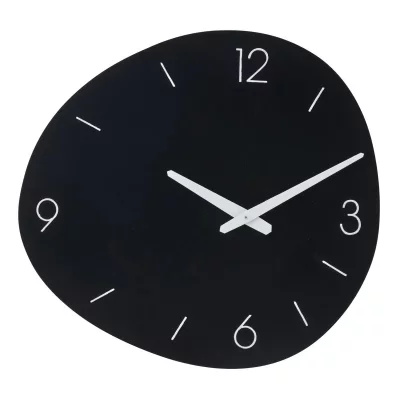 Horloge Murale en M&eacute;tal ""Shore"" 40cm Noir