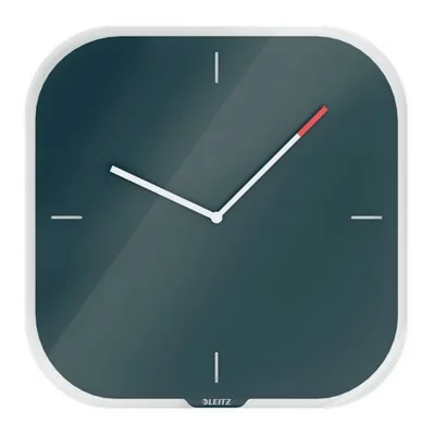 Horloge murale leitz cosy verre gris (30 x 4 x 30 cm)