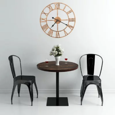 Horloge murale M&eacute;tal 40 cm Dor&eacute; vidaXL - Dor&eacute;