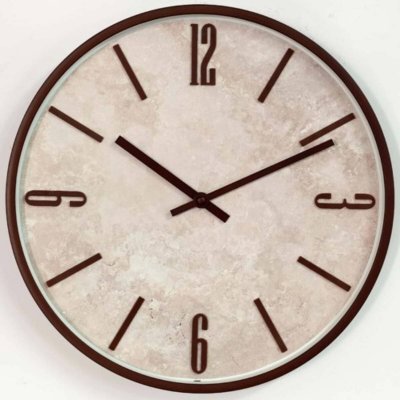Horloge Nella D29cm Marron - Atmosphera