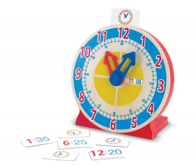 MELISSA & DOUG Horloge tourne et dis l'heure melissa et doug