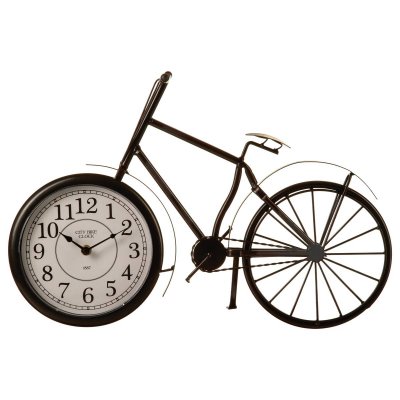Horloge v&eacute;lo vintage - 33 x 49 cm - Pendule originale