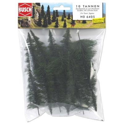 BUSCH Hornby France -  - 6405 - Circuit - Train - Sapins A Planter Assortis