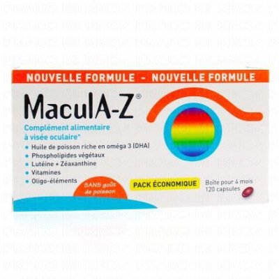 HORUS PHARMA  Macula-Z bo&icirc;te de 120 capsules