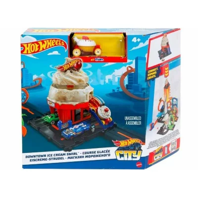 HOT WHEELS  City Ice Cream Shop Car Dor&eacute;