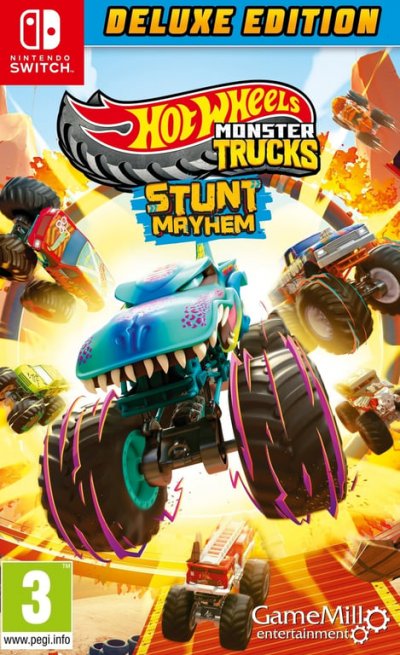 JUST FOR GAMES Hot Wheels Monster Trucks : Stunt Mayhem - Deluxe Edition (SWITCH)