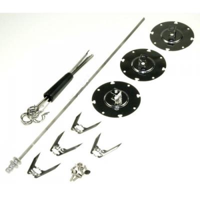 GENERIQUE Hotpoint - Ariston - &nbsp; &nbsp;BROCHE KIT F.90 MULTISPIEDO &nbsp;POUR FOUR ARISTON