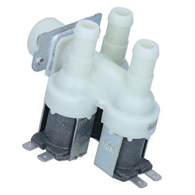 ARISTON Hotpoint -  - ELECTROVANNE 3 VOIES 90&deg; DIAMETRE 15MM POUR LAVE LINGE 