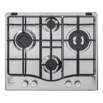 HOTPOINT -Ariston Plan Cuisson gaz, Inoxydable, 600 x 510 x 39