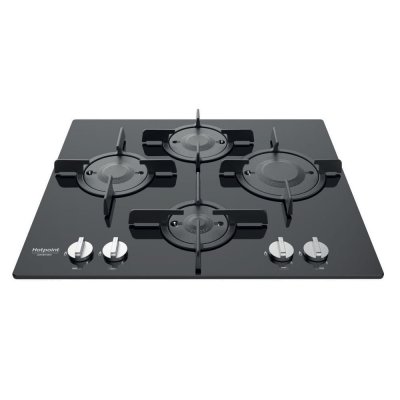 HOTPOINT  ftghg 641&nbsp;D/A (BK) encastrable gaz noir plan cuisson