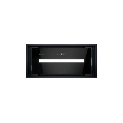 GLOBALO Hotte casquette aspirante silencieuse - 60 cm - 720 m3h - pinelio - noir 