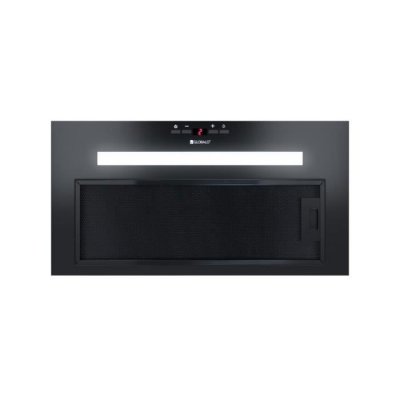 GLOBALO Hotte casquette aspirante silencieuse - 80 cm - 565 m3h - agendero - noir 