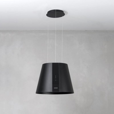 SILVERLINE Hotte cuisine en &icirc;lot  pure plus noir mat 50 cm - noir