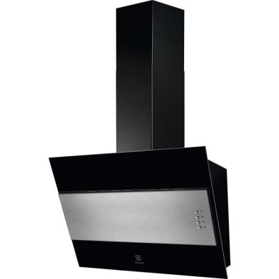 ELECTROLUX Hotte d&eacute;cor &eacute;cran noir inox  LFV316Y l.60