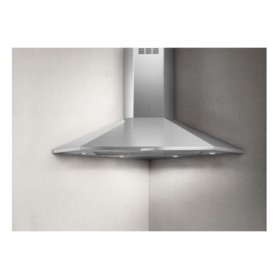 ELICA Hotte D&eacute;corative -  ACUTA - Gris - 60 cm - 756 m3/h - 58 dB - Evacuation