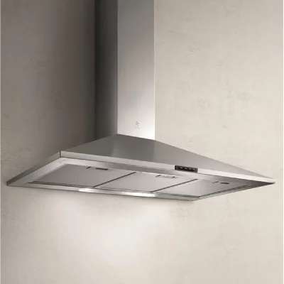 ELICA Hotte d&eacute;corative murale 90cm 68db 395m3/h inox -  - prf0091763b