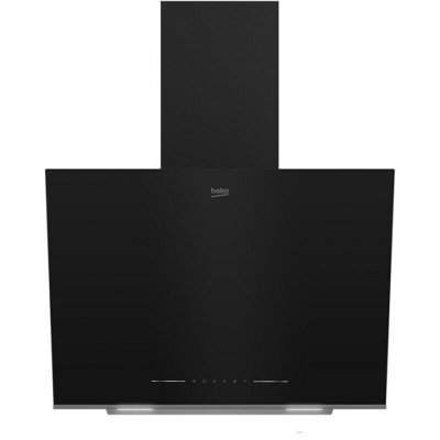 BEKO Hotte decorative murale BHCA66641BFBHS Pan inclin&eacute; , 60 cm, 720m3/h