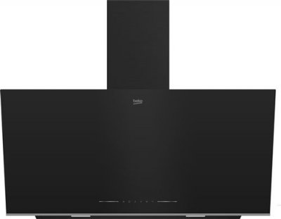 BEKO Hotte decorative murale BHCA96641BFBHS 712 m3/h, 4 vitesses, 90 cm