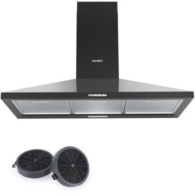 Hotte decorative murale COMFEE PYRA17B NOIR