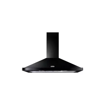 FALCON Hotte d&eacute;corative murale  NOIR CHROME EVAC / CM LEIHDC100BC/-EU