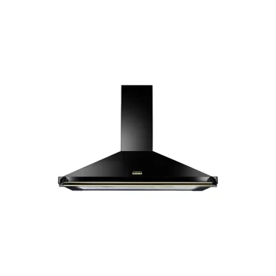 FALCON Hotte d&eacute;corative murale  NOIR LAITON EVAC / CM FALHDC90BB/