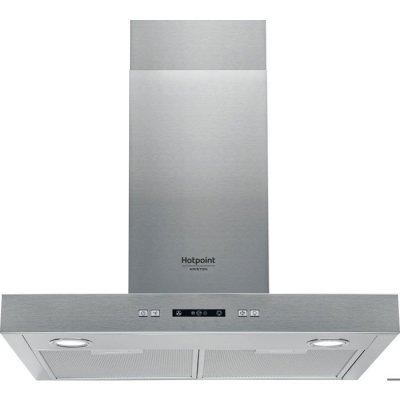 HOTPOINT Hotte d&eacute;corative murale  HHBS6.7FLLX Gris 