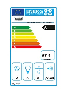 FALCON Hotte Super Aspirante  90 cm BLANCHE - FHDSE900WH/N