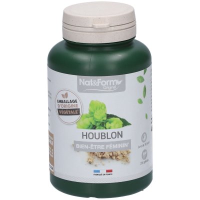 NAT & FORM Houblon 200 g&eacute;lules g&eacute;latine nat et form
