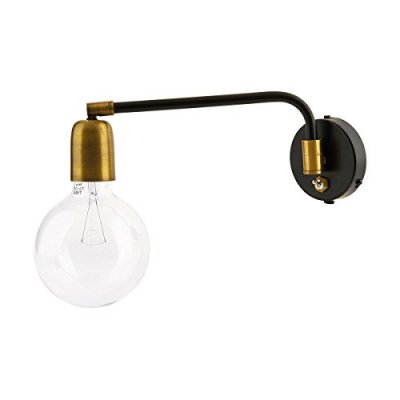 HOUSE DOCTOR  - Molecular Wall lamp - black/brass (203660812)
