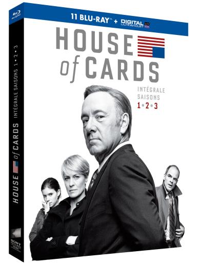 House of Cards Coffret int&eacute;gral des Saisons 1 &agrave; 3 Blu-ray