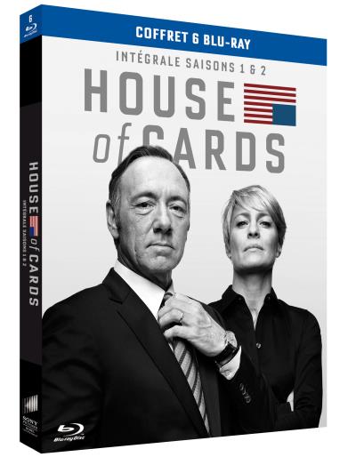 House of Cards - Int&eacute;grale saisons 1 et 2 [Blu-ray + Copie digitale]