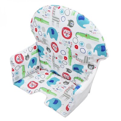 MONSIEUR BEBE Housse d'assise pour chaise haute b&eacute;b&eacute; enfant gamme D&eacute;lice - Jungle
