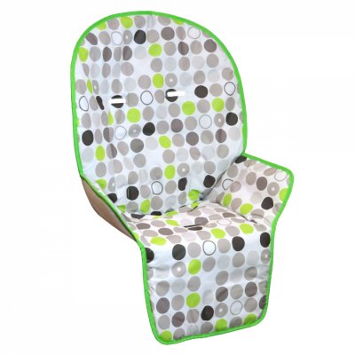 Housse d'assise pour chaise haute b&eacute;b&eacute; enfant gamme Ptit - Ptit pois