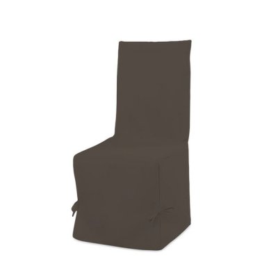 SOLEIL D OCRE Housse de chaise en coton panama taupe - Taupe