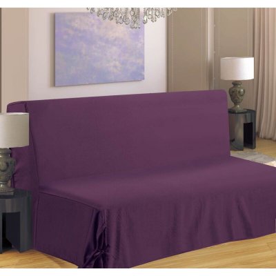 Housse de Clic-Clac &agrave; Nouettes Violet - Violet - 140 x 200 cm