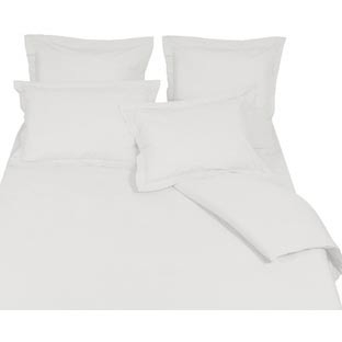 NON RENSEIGNE Housse de couette 100% coton blanc 140x200 cm - Tradilinge