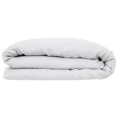 ATMOSPHERA Housse de couette 100% lin 260x240 cm blanc - 