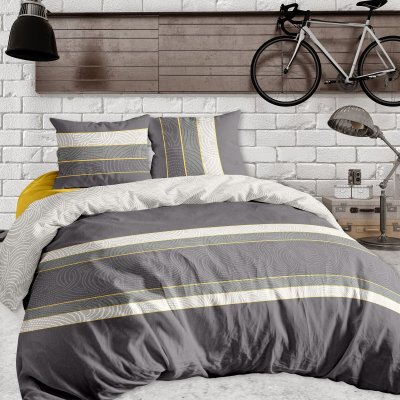 HOUSSE DE REVE Housse de couette 220x240 cm + 2x taies d'oreiller 63x63 cm coton bloom